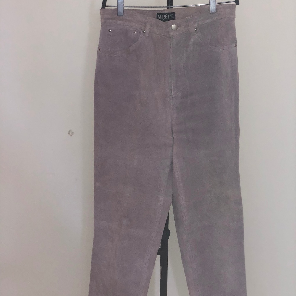Vintage Suede Lavender Pants